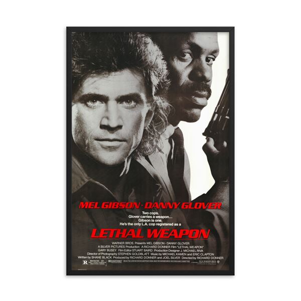 Lethal Weapon 1987 REPRINT poster REPRINT