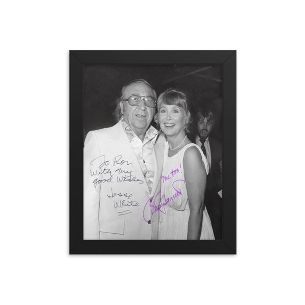 Jesse White and.Betty Garret signed REPRINT