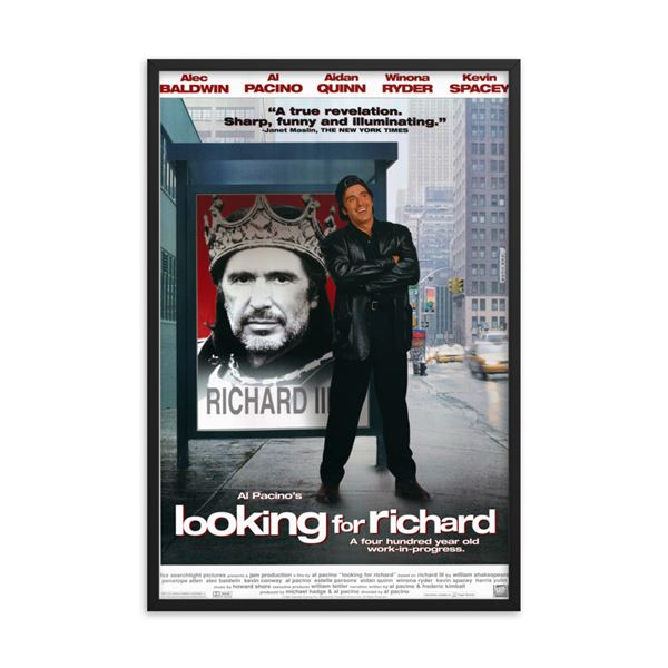 Looking for Richard 1996 REPRINT   poster REPRINT