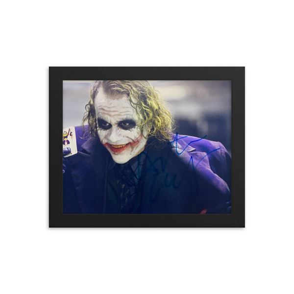 Heath Ledger The Dark Knight signed REPRINT