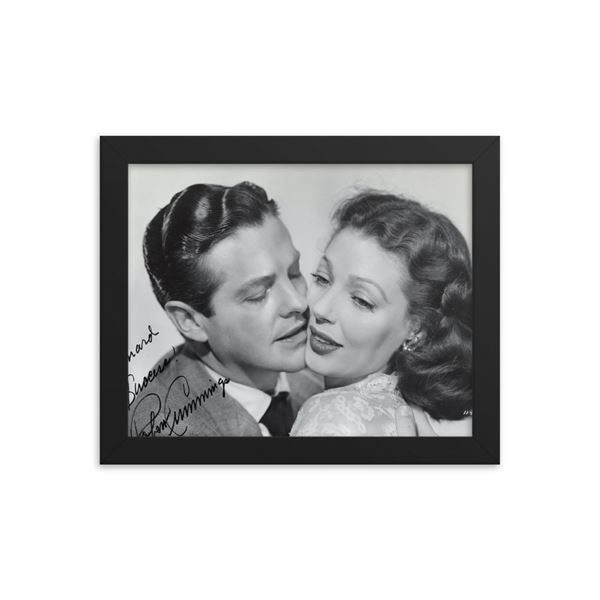 Robert Cummings Signed Photo  framed reprint