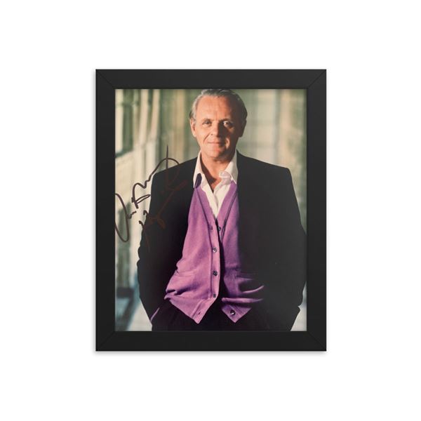 Anthony Hopkins signed photo framed reprint