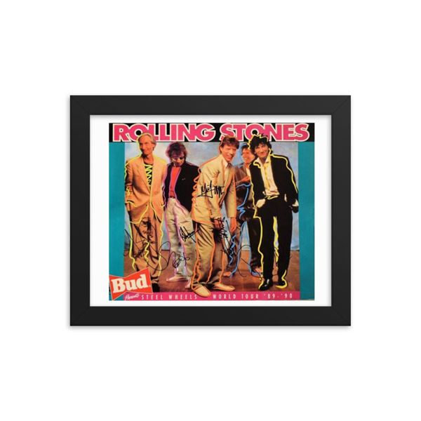 The Rolling Stones signed tour poster REPRINT