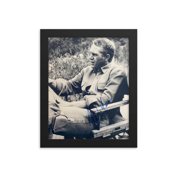 Steve McQueen signed photo REPRINT