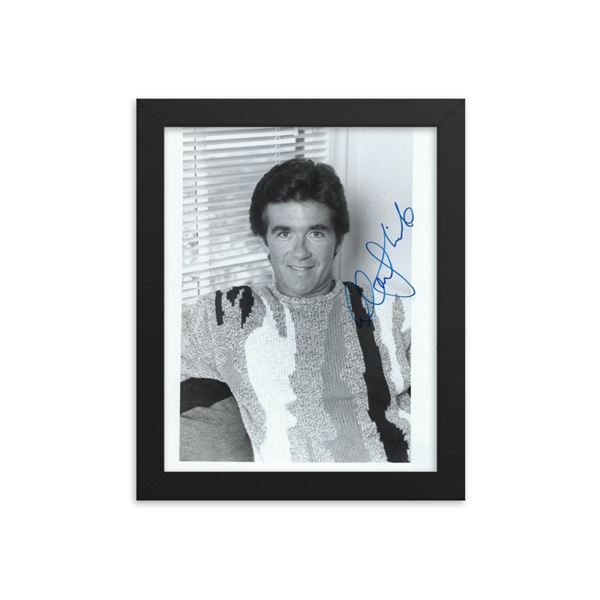 Alan Thicke Signed Photo  framed reprint