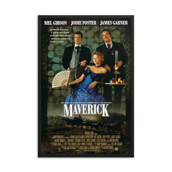 Maverick 1994 REPRINT poster REPRINT