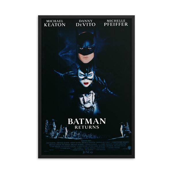 Batman Returns 1992 REPRINT advance sheet
