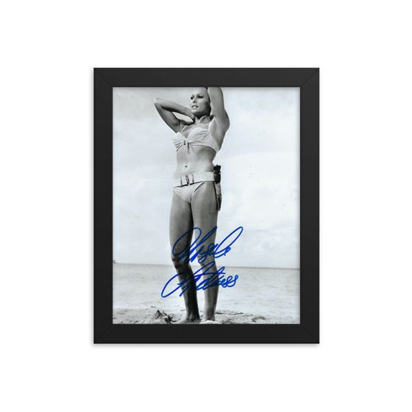 Ursula Andress signed photo  framed reprint