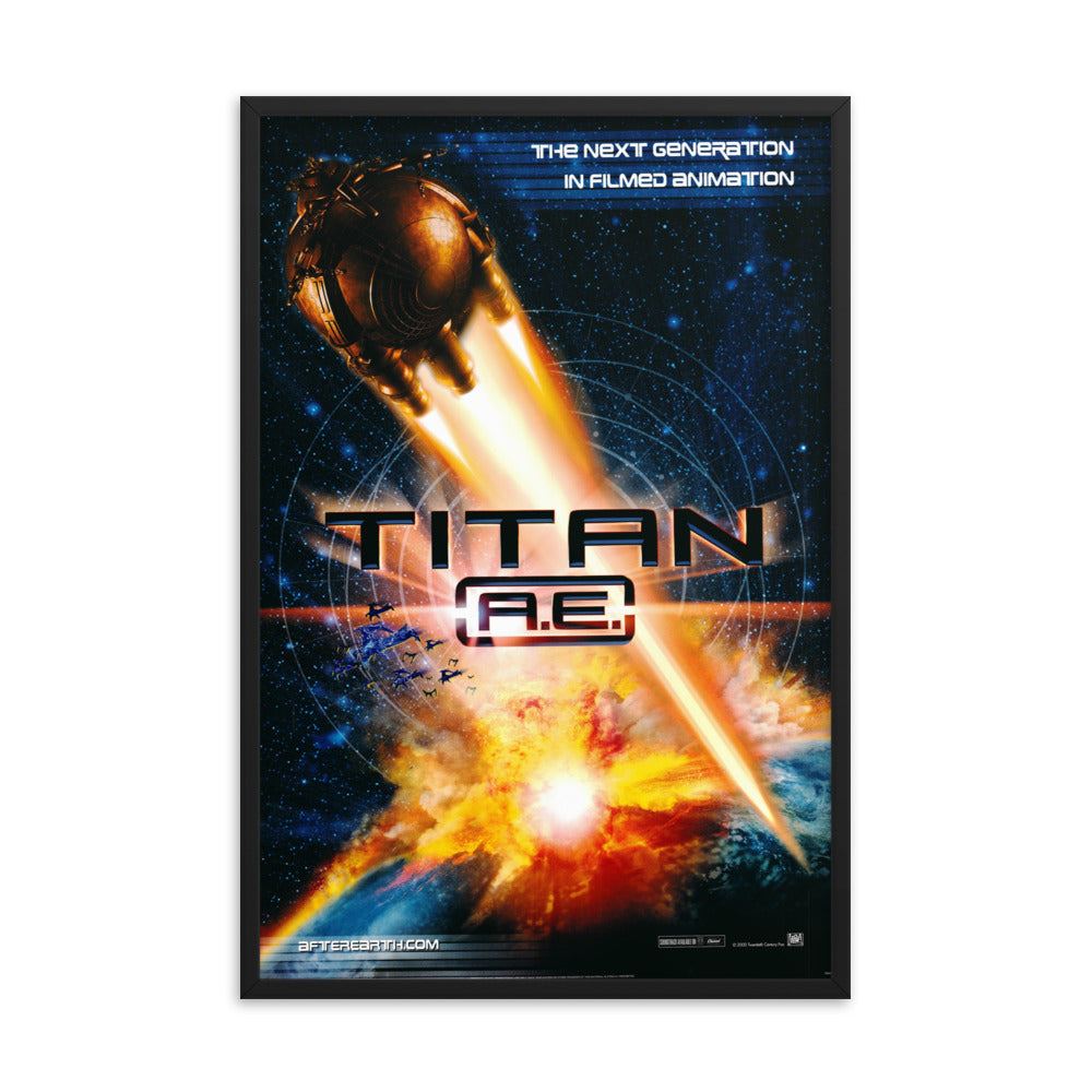 Titan A.E. 2000 REPRINT poster REPRINT