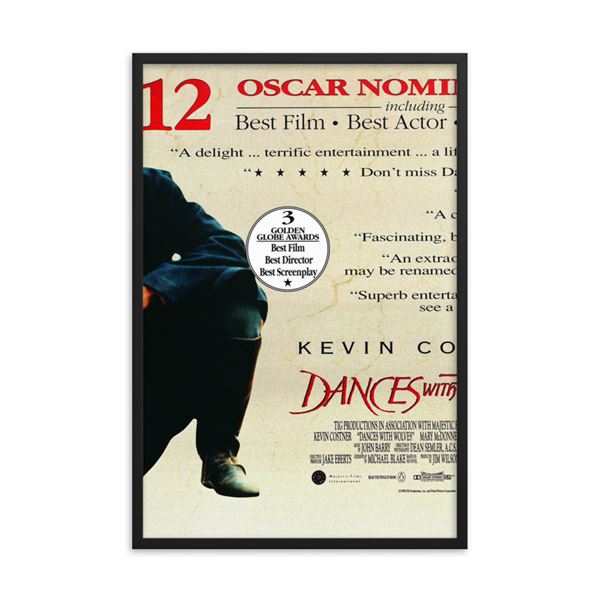 Dances with Wolves 1990 REPRINT   poster REPRINT
