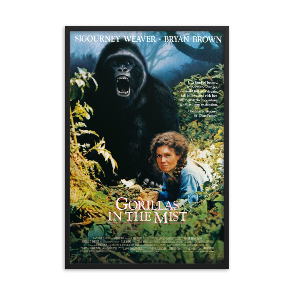 Gorillas in the Mist 1988 REPRINT poster REPRINT