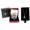 Image 1 : 2020 $30 Canadian Maple Leaf Brooch Legacy Fine Silver & Matching Maple Leaf Pendant Necklace. 2pcs.