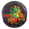 Image 1 : Silver $1 1990 w/ Privately Issued Enamel Enhancements. Vivid Colours and Gorgeous Detail Work!