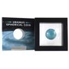 Image 1 : Barbados 2023 $5 Uranus 1 oz Pure Silver Spherical Colored Coin (Tax Exempt)