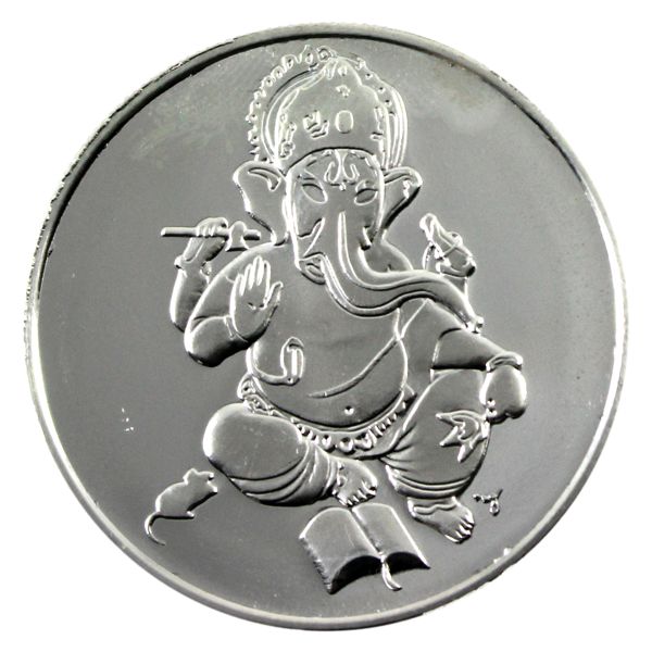 1oz Ganesha .999 Fine Silver Round (Tax Exempt) 
