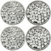 Image 2 : 4x 1oz Sad Face & Happy Face Emoji .999+ Fine Silver Rounds. 4pcs. (Tax Exempt) 