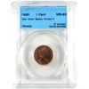 Image 1 : 1-cent 1965 Small Beads, Pointed 5 CCCS MS-65 Red