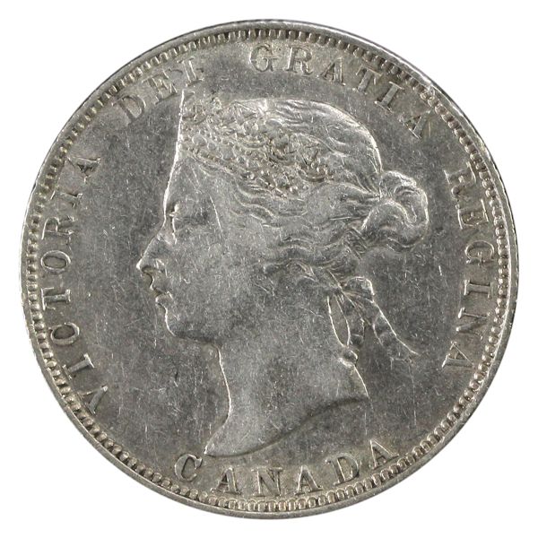 25-cent 1874 VF-EF