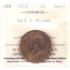 Image 1 : 1-cent 1913 ICCS MS64 Red and Brown
