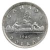 Image 2 : Silver $1 1947 Blunt 7 EF (scratched)