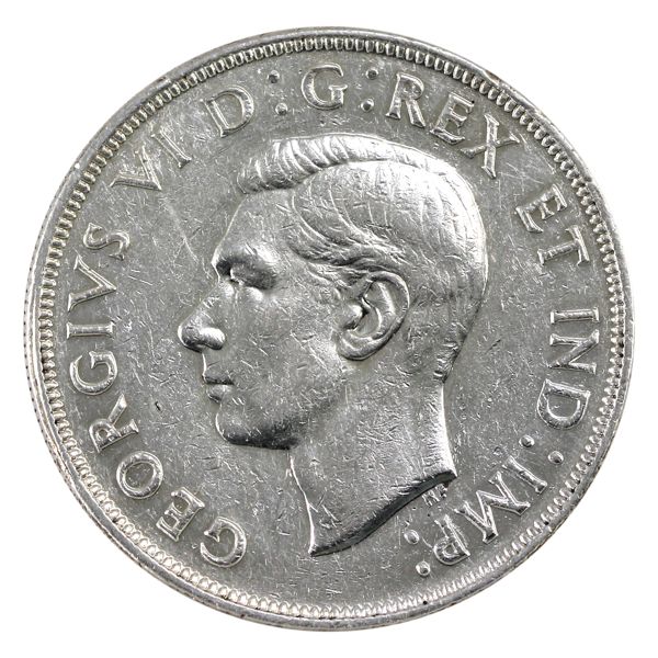 Silver $1 1947 Pointed 7 VF-EF (scratched)