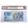 Image 1 : BC-67a 2006 $5 BCS GEM UNC66 (Original) Jenkins-Dodge, Printed in 2006 4 Digit RADAR SN: APC2085802