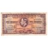 Image 1 : Bermuda 1937 Pick#8b 5 Shillings F-VF (stain) SN: A/5205974