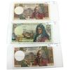 Image 1 : France 1963-1973 10 & 50 Francs VF to VF-EF (various imperfections) Notes. 3pcs.