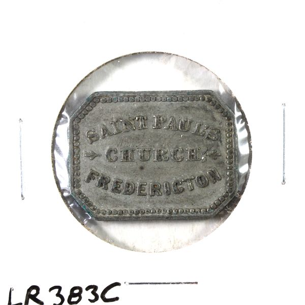 LER-383C, BOW-221 Canada-Fredericton NB ND St. Paul's Church Communion Token