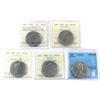Image 1 : Nickel $1 1969-1984 CCCS or ICCS Certified UNC64 to MS67. 5pcs.