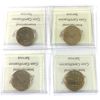 Image 2 : Loon $1 1989, 1990, 1991, & 1992 ICCS MS67 NBU. 4pcs. 