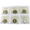 Image 1 : $1 2016 Assorted Varieties ICCS MS65 to PF67. 6pcs.