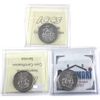 Image 2 : 50-cent 1984 ICCS PF67 UHC, 2001 ICCS MS65, & 2007 CMG MS65. 3pcs.