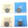 Image 2 : 5-cent 1922 ICCS MS62, 1923 CCCS EF40, 1924 ICCS AU50, & 1930 CCCS AU55. 4pcs.