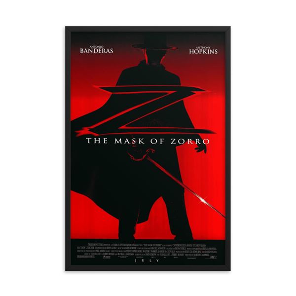 The Mask of Zorro 1998 REPRINT poster