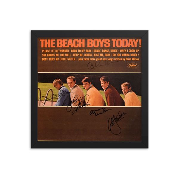THE BEACH BOYS Signed AUTOGRAPHED Photo COA Hologram main image 0