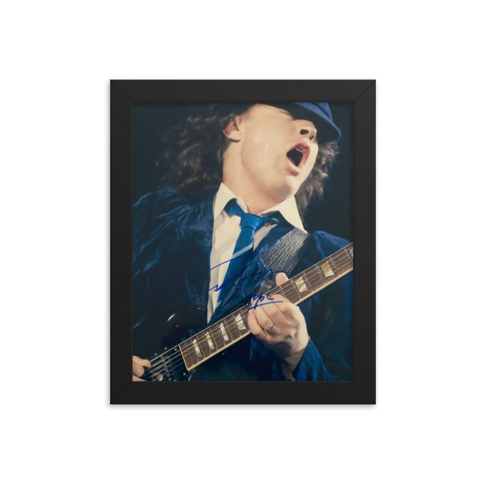 AC/DC Angus Young signed photo REPRINT