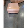 Image 2 : NATUZZI GENUINE LEATHER FOOTSTOOL RETAIL $400