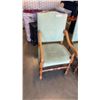 Image 8 : 6 GREEN STUDDED DINING CHAIRS