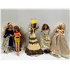 Image 1 : Collection Of Five Vintage Barbie Dolls
