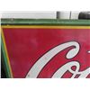 Image 2 : Coca Cola Delicious + Refreshing Porcelain Sign 4' x 8' 