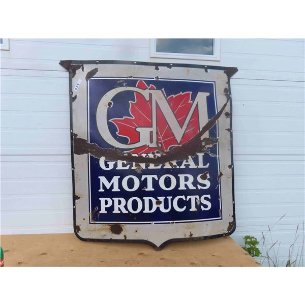 General Motors Products Single Sided Shield Shaped