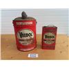 Image 1 : Veedol 5 Gal + 1 Gal Oil Tins - 5 Gal Has Wood