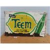 Image 1 : Teem Lemon Lime Drink Tin Embossed Sign