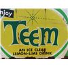 Image 8 : Teem Lemon Lime Drink Tin Embossed Sign