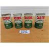 Image 1 : 4 Castrol Motor Oil Tins 1 Canadian Quart 