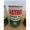 Image 4 : 4 Castrol Motor Oil Tins 1 Canadian Quart 