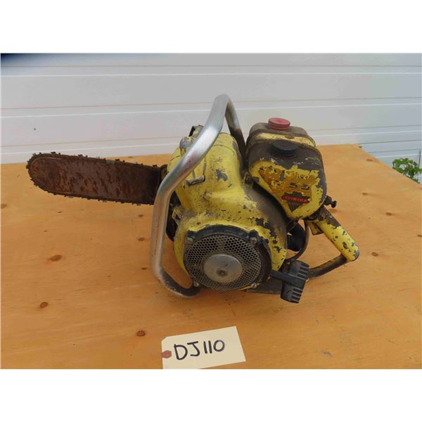 Vintage Clinton Chainsaw Model D55 - Has