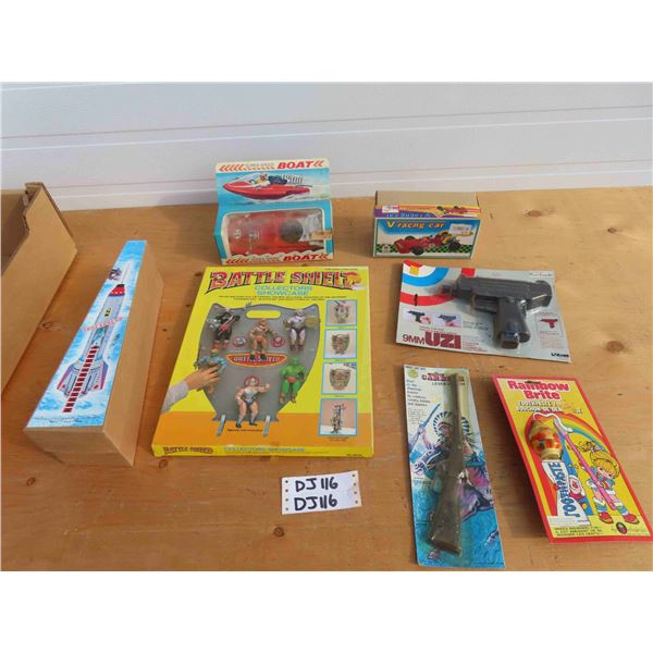 Vintage and Modern Boxed Toys - Rocket, Speed 