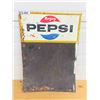 Image 1 : Enjoy Pepsi Embossed Tin Chalk Board Sign